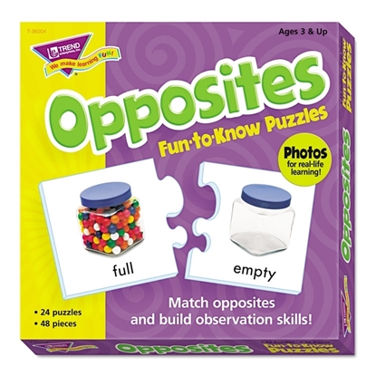 Puzzles, Fun to Know, Opposites 