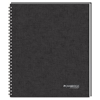 Picture of Side Bound Guided Business Notebook, Linen, Meeting Notes, 11 x 8 1/4, 80 Sheets