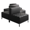 Picture of Alera Qub Series Corner Sectional, 26 3/8 X 26 3/8 X 30 1/2, Black