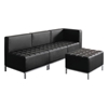 Picture of Alera Qub Series Corner Sectional, 26 3/8 X 26 3/8 X 30 1/2, Black