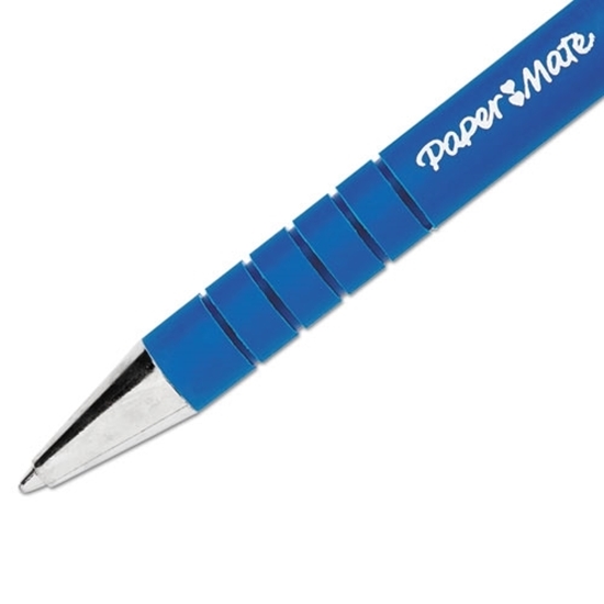 Paper Mate® FlexGrip Ultra Recycled Ballpoint Retractable Pen, Blue Ink ...