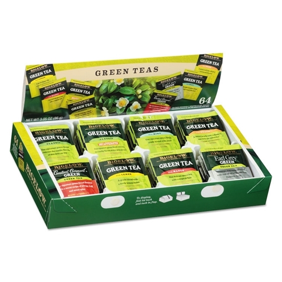 Bigelow Tea Assorted Green Tea Tray Pack 