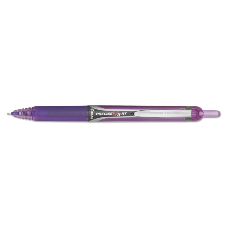 Pilot® Precise V5RT Retractable Roller Ball Pen, Purple Ink, .5mm  (PIL26066) - ELEVATE Marketplace