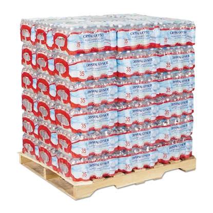 True Clear Purified Bottled Water, 8 oz Bottle, 24 Bottles/Carton, 182 Cartons/Pallet