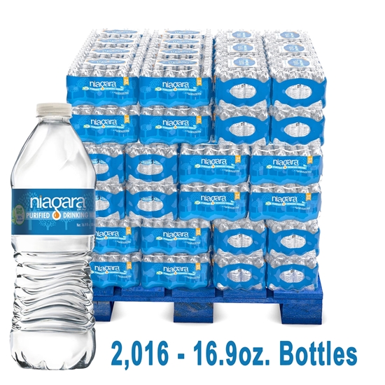 Niagara Purified Water, 16.9 Oz, 2016 Bottles Per Pallet - ELEVATE ...