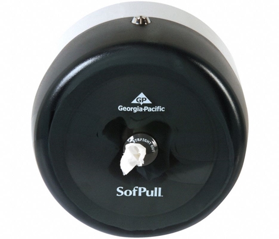 Picture of Tissue Dispenser, Sofpull High-Capacity Centerpull Gray