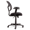 Picture of OIF Office Impressions Swivel/Tilt Mesh Task Chair, Height Adjustable T-Bar Arms, Black/Chrome  (OIFMT4818)