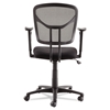 Picture of OIF Office Impressions Swivel/Tilt Mesh Task Chair, Height Adjustable T-Bar Arms, Black/Chrome  (OIFMT4818)