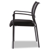 Picture of Guest Chair, Stacking, Mesh, Alera Eikon Series, Black, 2/Carton