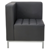 Picture of Alera Qub Series Corner Sectional, 26 3/8 X 26 3/8 X 30 1/2, Black