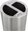 Picture of Safco Dual Recycling Receptacle, Trash Can,  30gal, Stainless Steel, Safco (SAF9931SS)