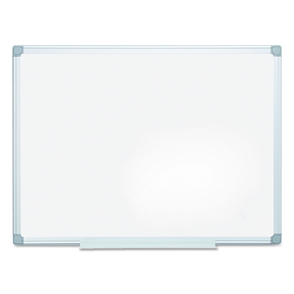 Picture of Dry Erase Board, MasterVision® Earth Easy-Clean , White/Silver, 36x48