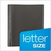 Picture of Cardinal® ShowFile Display Book w/Custom Cover Pocket, 12 Letter-Size Sleeves, Black