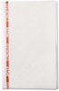 Picture of Chix® Cleaning Towels, Food Service, Antimicrobial, Reusable, 13 x 21, Cotton, White/Red, 150/Carton