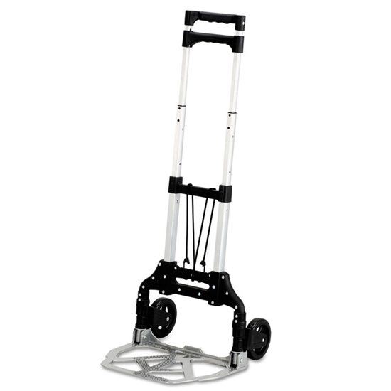 Aluminum Stow & Go Cart, 110lb Capacity, 15 1/4w x 16d x 39h 