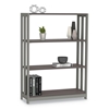 Linea Italia® LITTR735MOC Trento Line Bookcase, Three-Shelf, Mocha