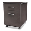 Linea Italia® LITTR752MOC Trento Line Mobile Pedestal File Drawer, Mocha