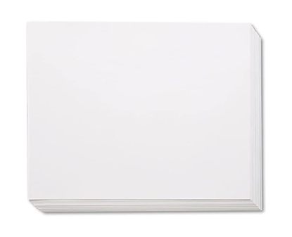 Peacock Four Ply Railroad Board 22 x 28 White - 100 Carton