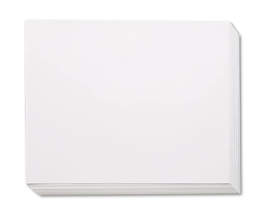 Peacock Four Ply Railroad Board 22 x 28 White - 100 Carton