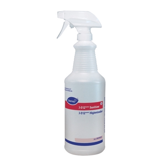 Picture of J-512 Sanitizer 32 Oz Bottles, Clear, 12/ct